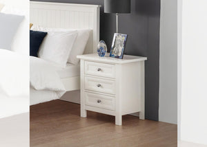 Maine 3 Drawer Bedside