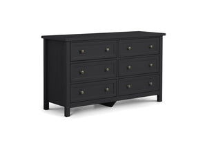 Maine 6 Drawer Wide Chest