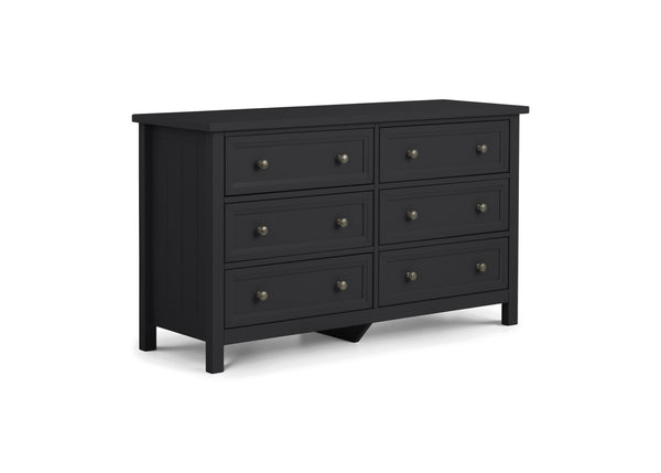 Maine 6 Drawer Wide Chest