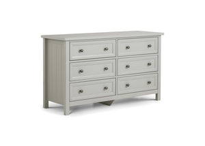 Maine 6 Drawer Wide Chest