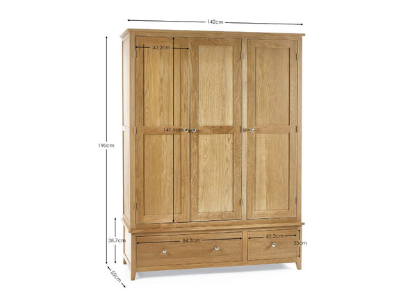 Mallory 3 Door Wardrobe