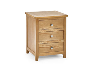 Mallory 3 Drawer Bedside