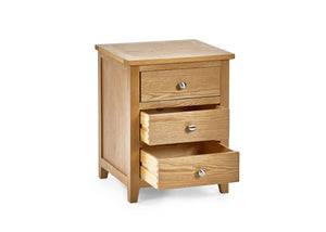 Mallory 3 Drawer Bedside