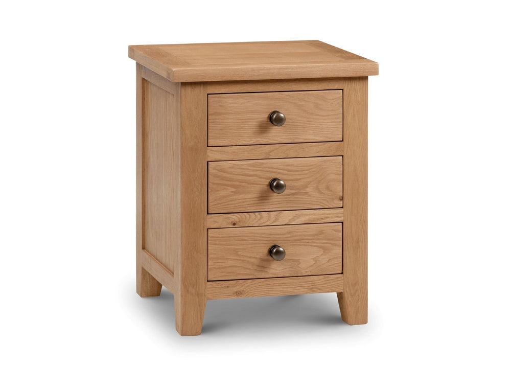 Marlborough 3 Drawer Bedside