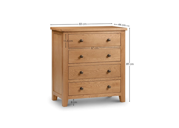 Marlborough 4 Drawer Chest