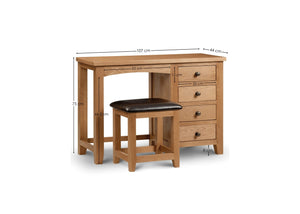 Marlborough Single Pedestal Dressing Table