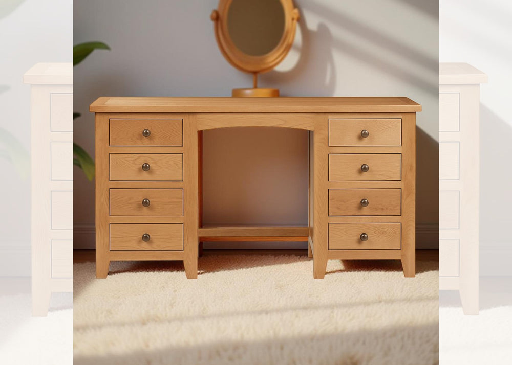 Marlborough Twin Pedestal Dressing Table