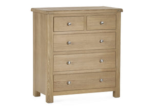 Memphis Limed Oak 3 + 2 Drawer Chest