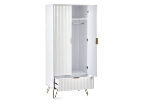 Murano 2 Door 1 Drawer Wardrobe
