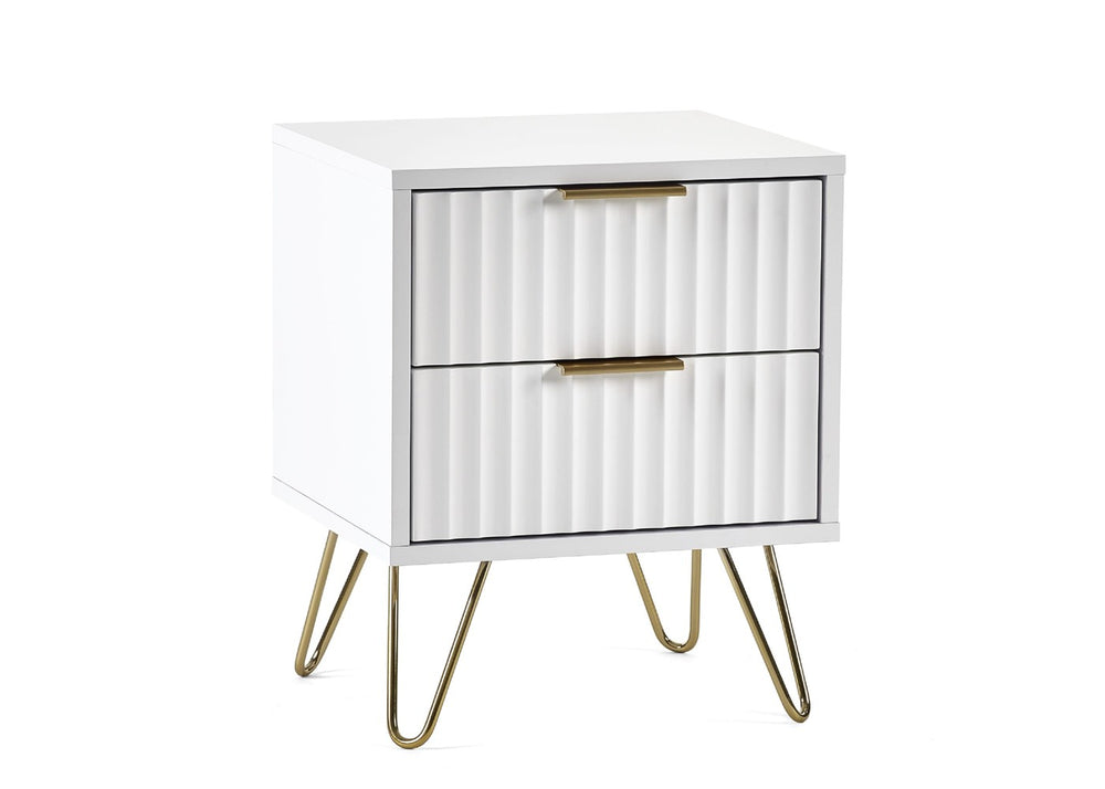 Murano 2 Drawer Bedside