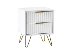 Murano 2 Drawer Bedside