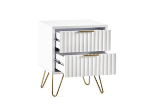 Murano 2 Drawer Bedside