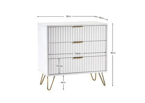 Murano 3 Drawer Chest