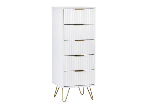 Murano 5 Drawer Tallboy
