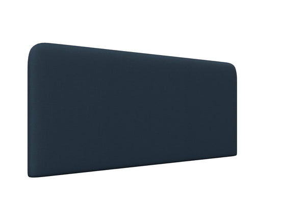Oberon Strutted Headboard Finished in Faux Linen Navy