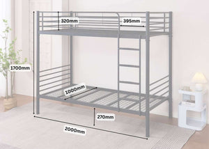 Pentney Metal Bunk Bed Dimensions