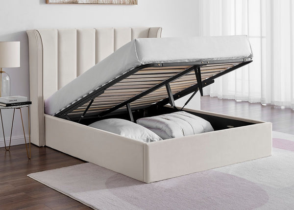 Polaris Fabric Storage Bed