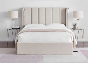 Polaris Fabric Storage Bed