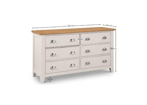 Richmond 6 Drawer Wide Chest