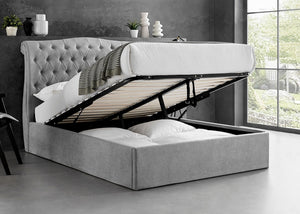 Rosalie Fabric Storage Bed