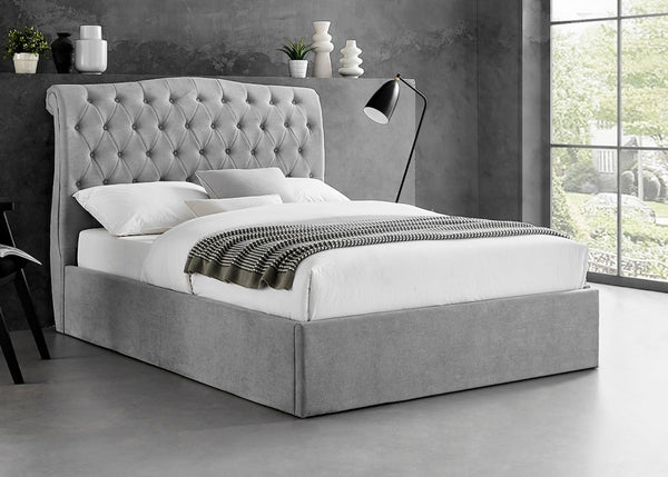 Rosalie Fabric Storage Bed