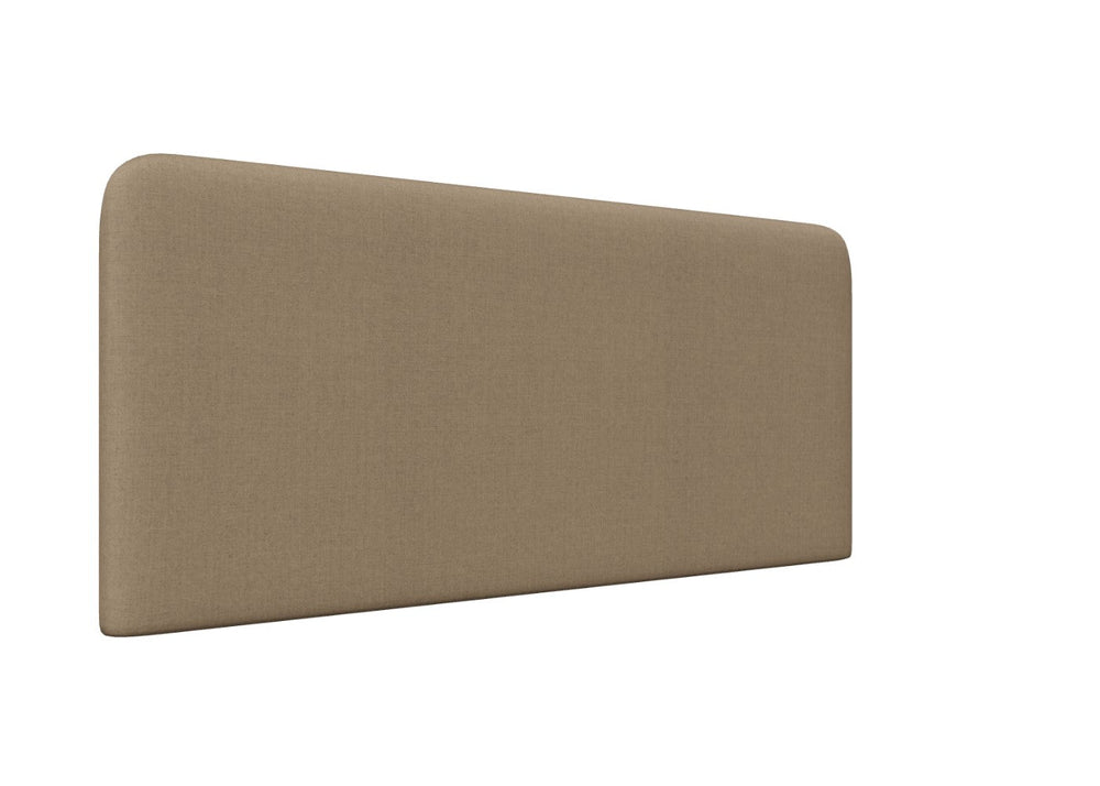 Oberon Strutted Headboard Finished in Faux Linen Polar