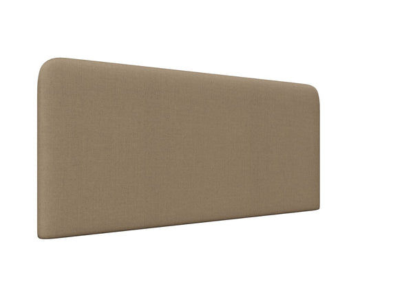 Oberon Strutted Headboard Finished in Faux Linen Sand