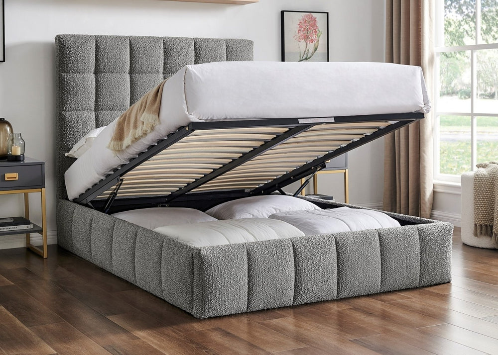 Starla Boucle Ottoman Bed