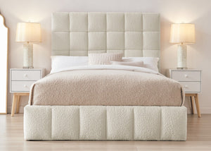 Starla Boucle Ottoman Bed