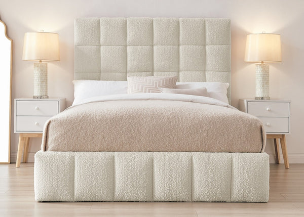 Starla Boucle Ottoman Bed
