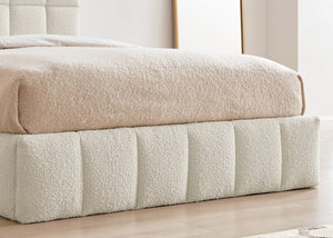 Starla Boucle Ottoman Bed