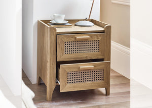 Sydney 2 Drawer Bedside