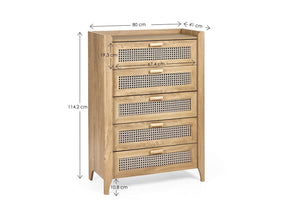 Sydney 5 Drawer Chest