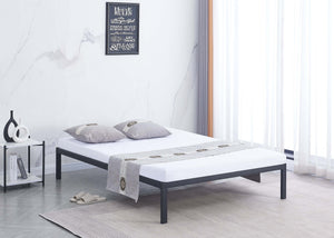 Sturdy Thornham Platform Bed with Mattress, in Black