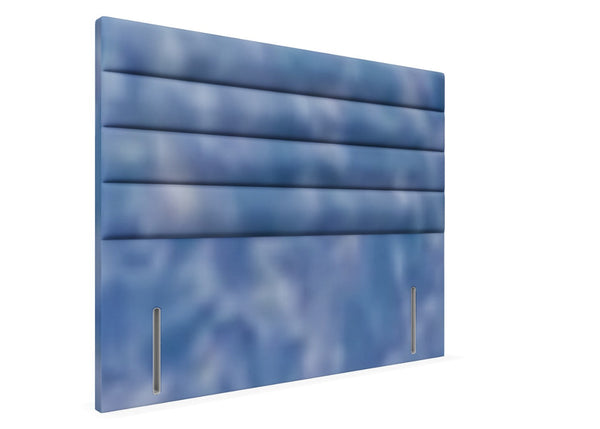 Camellia Floor Standing Headboard Finished in Waterproof Blue